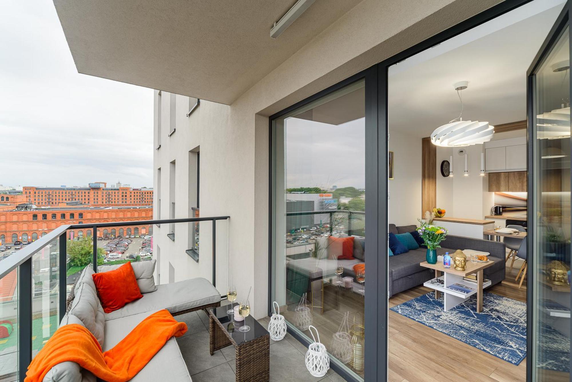 Lumina Stylish 3-Room Apart With Balcony ウッチ エクステリア 写真