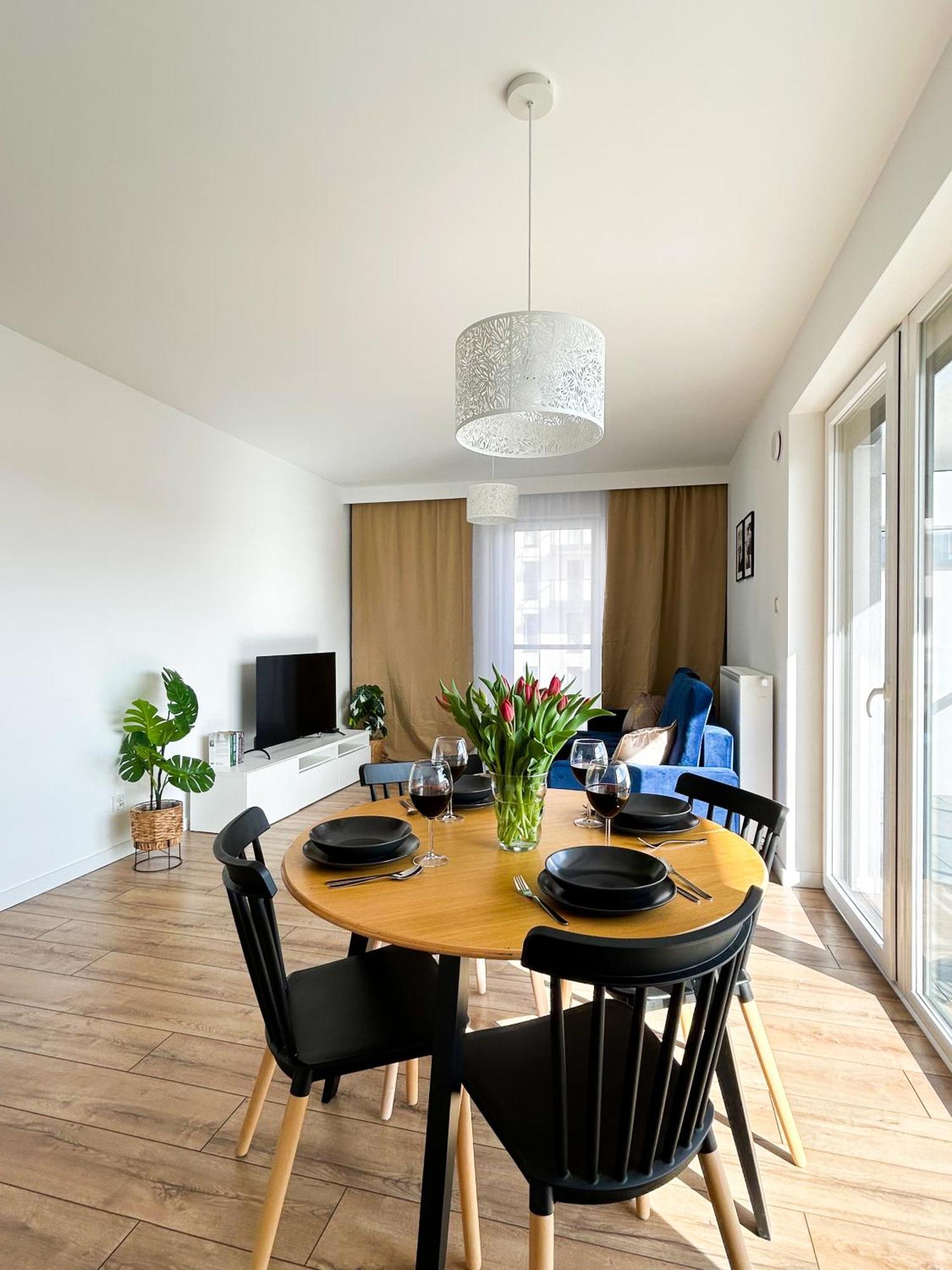 Lumina Stylish 3-Room Apart With Balcony ウッチ エクステリア 写真